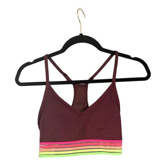 PINK Victoria's Secret Other - Victoria’s Secret PINK Sport Burgundy Bralette